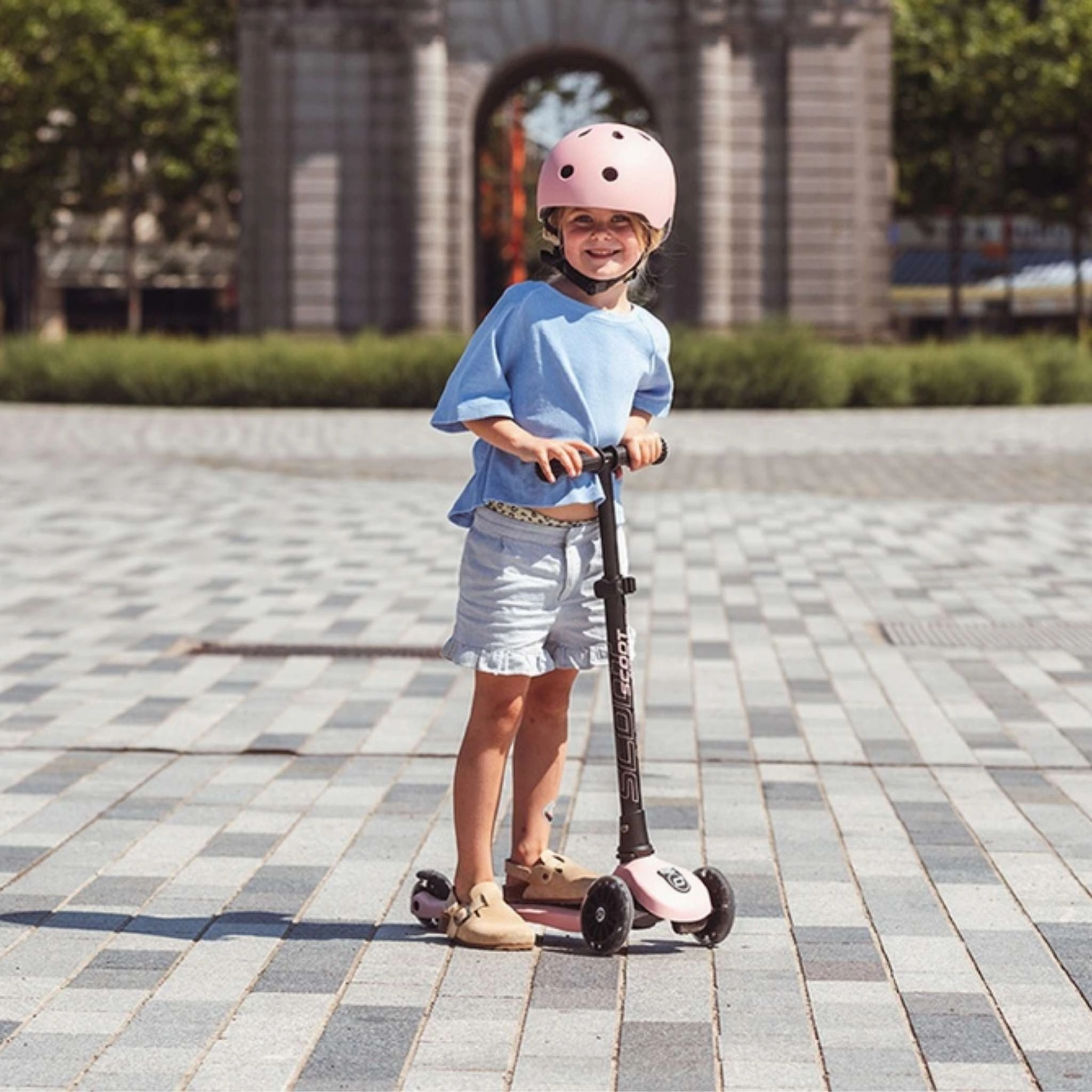 Scoot & Ride Highwaykick 3 LED Scooter - Rose