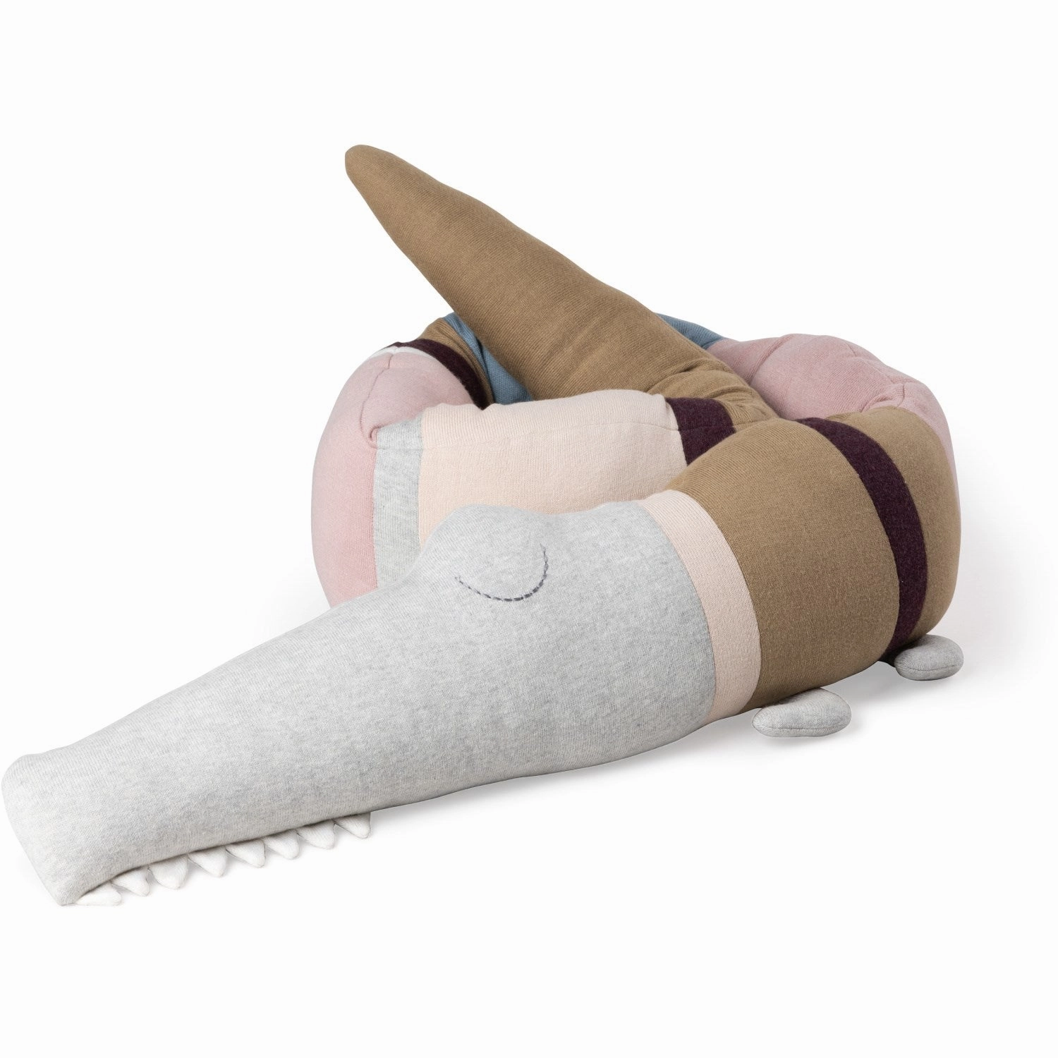 Sebra Birchbark Rose Mix Knitted Sleepy Croc