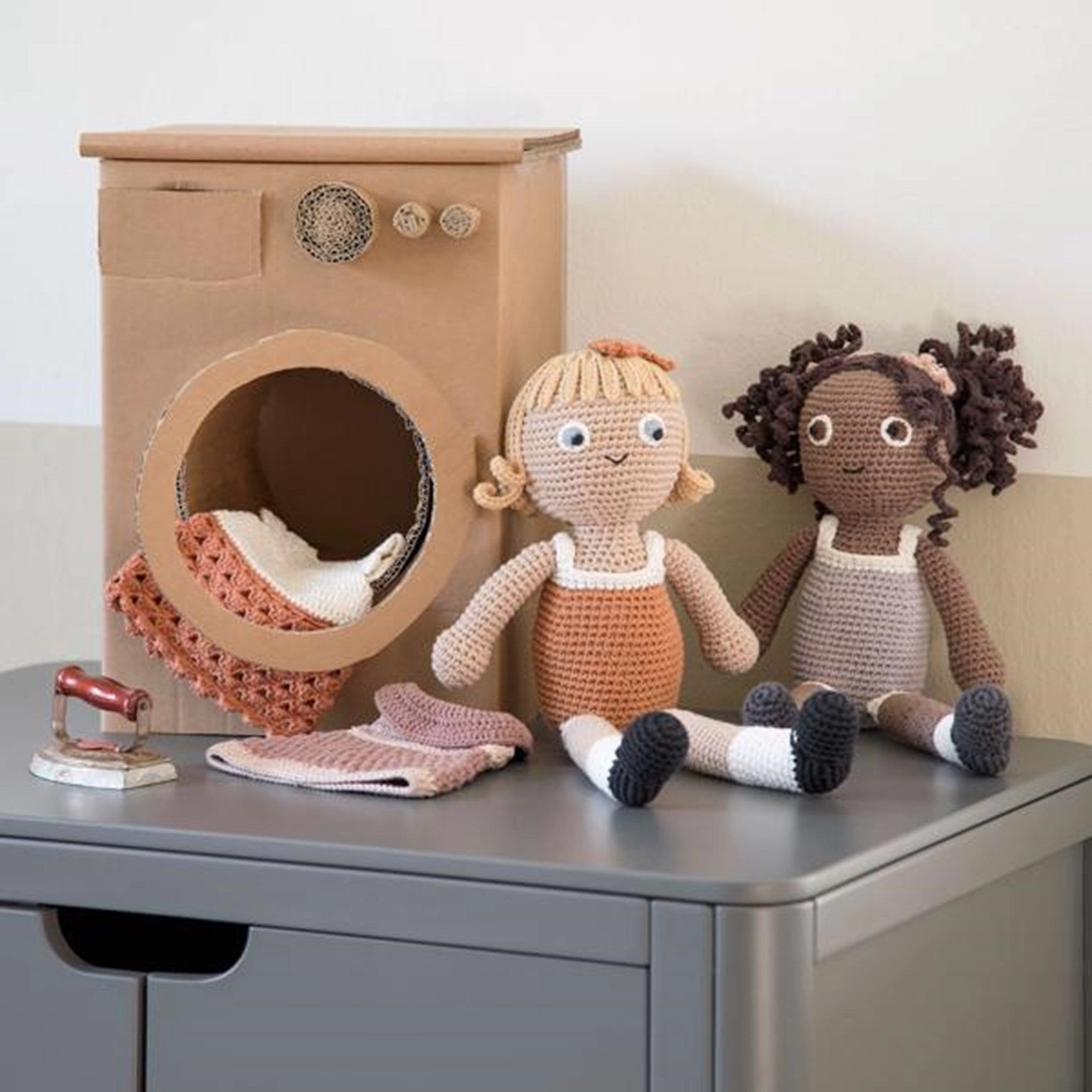 Sebra Knitted Doll Camille