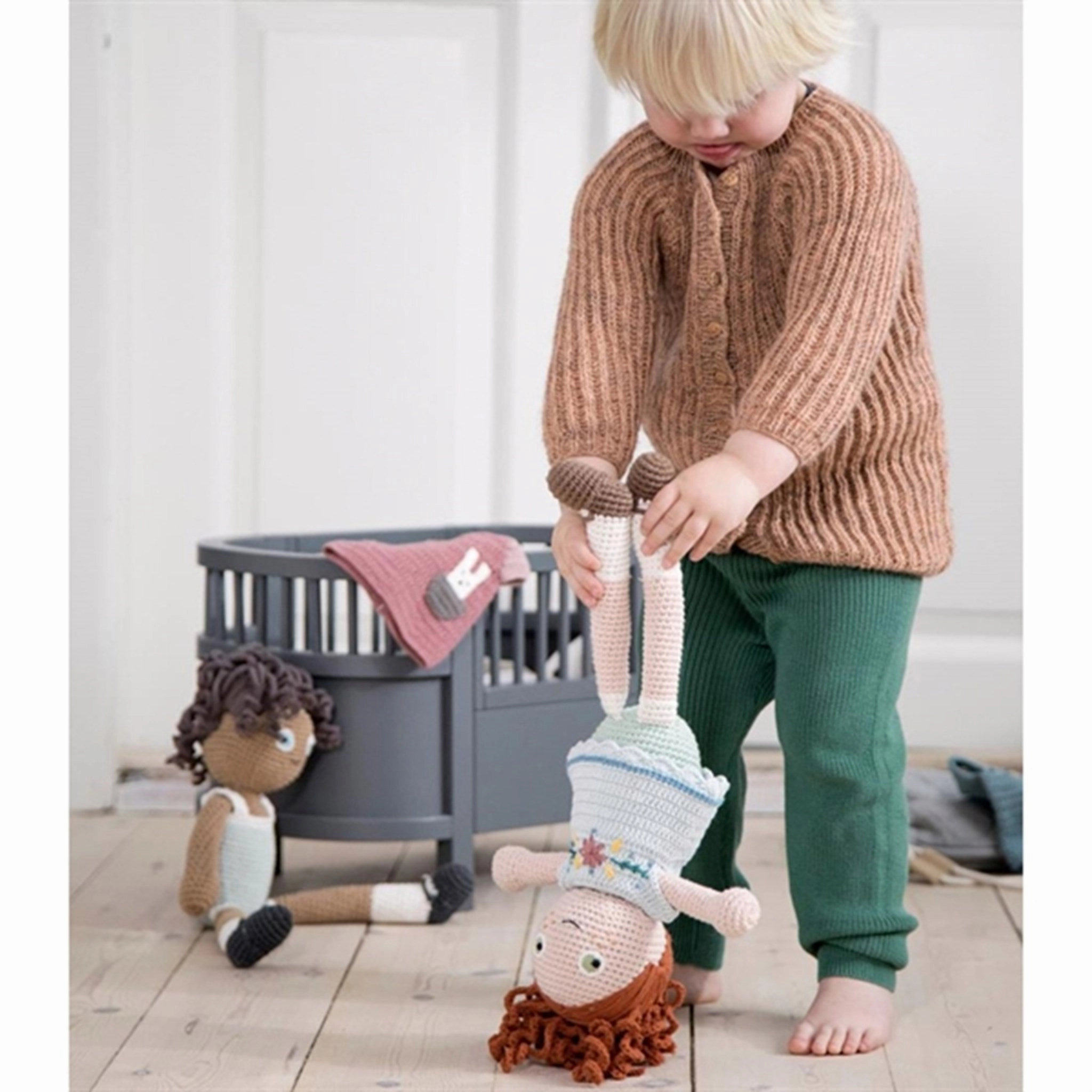 Sebra Knitted Doll Hanna