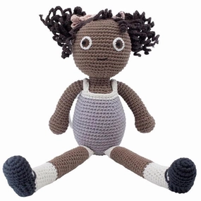 Sebra Knitted Doll Poppy