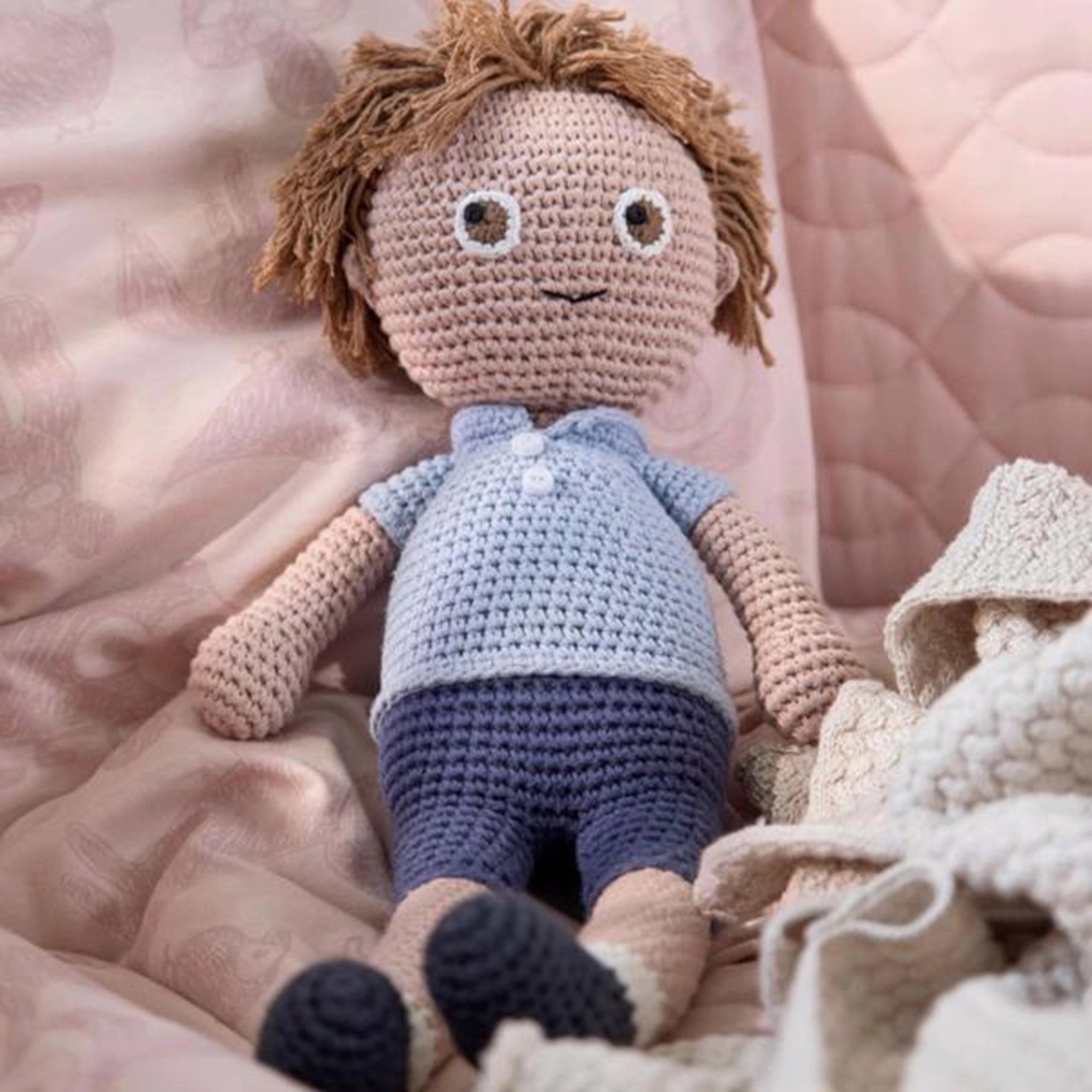 Sebra Knitted Doll William