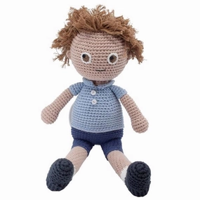 Sebra Knitted Doll William