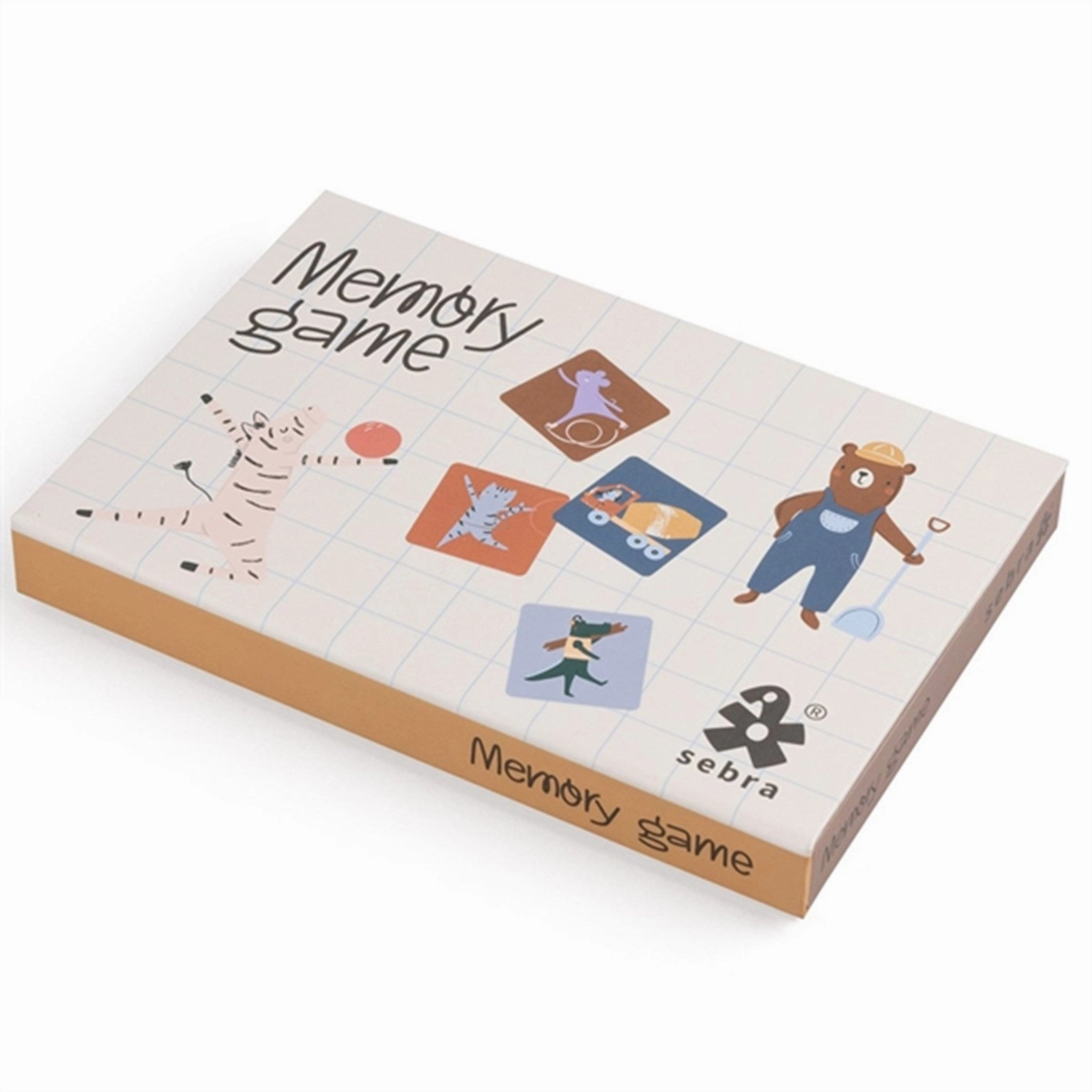 Sebra Memory Game Toes/Builders Multi