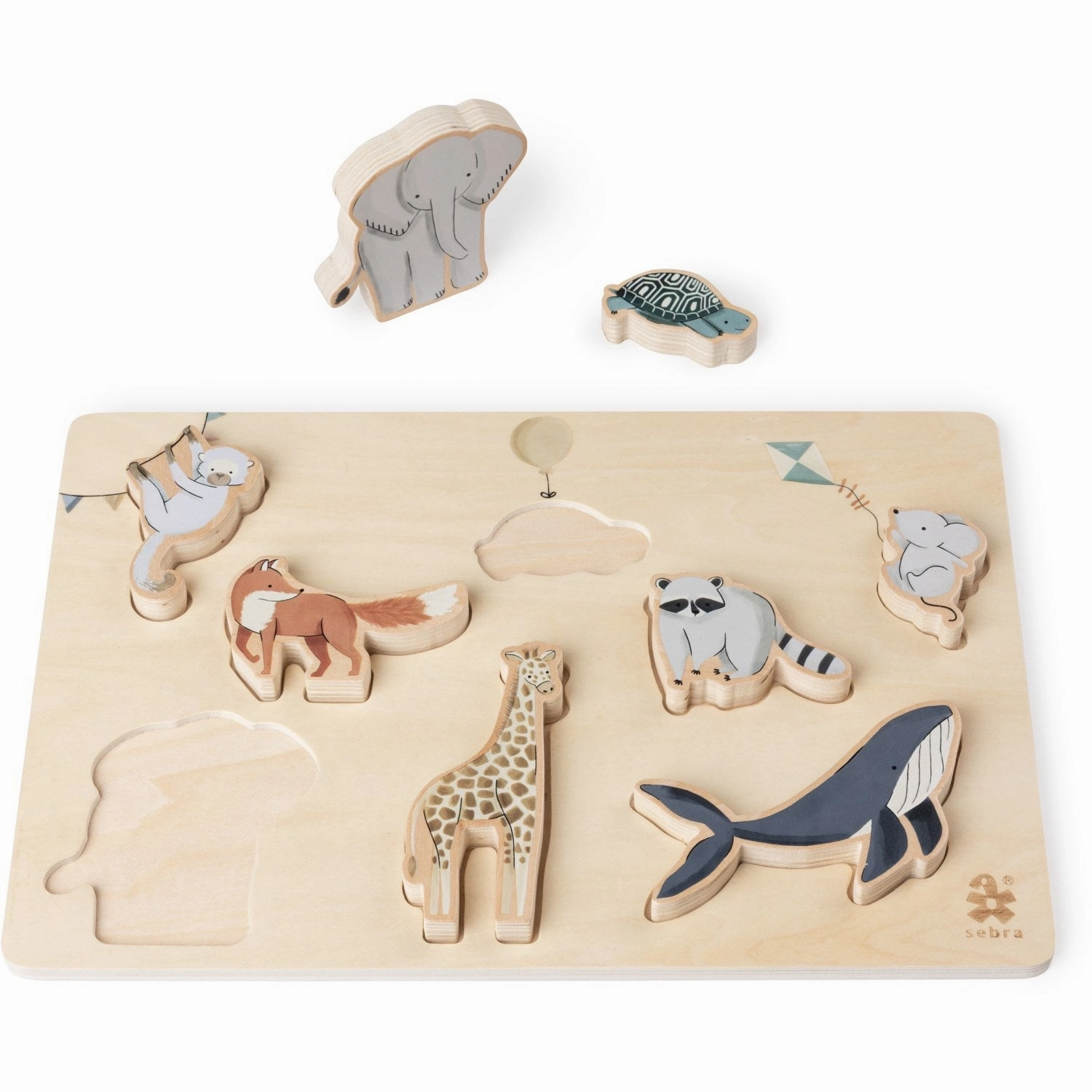 Sebra World of Sebra Chunky Puzzle Wood