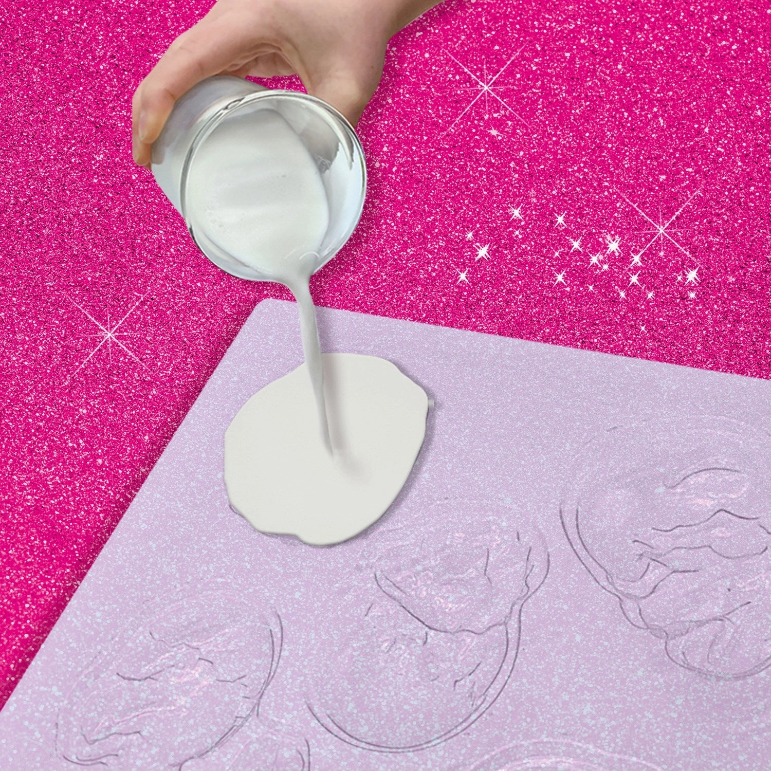 SES Creative Cast & Paint Unicorn Babies