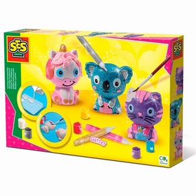 SES Creative Casting & Painting Glitter Animals
