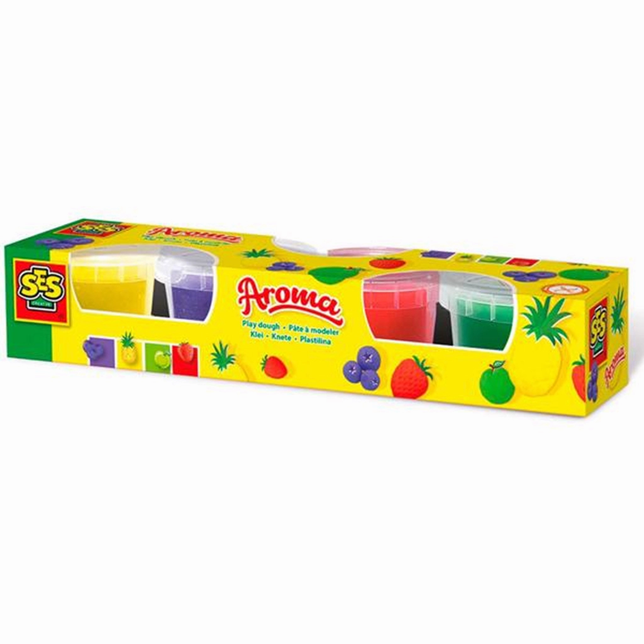 SES Creative Clay w. Aroma 4x90g.