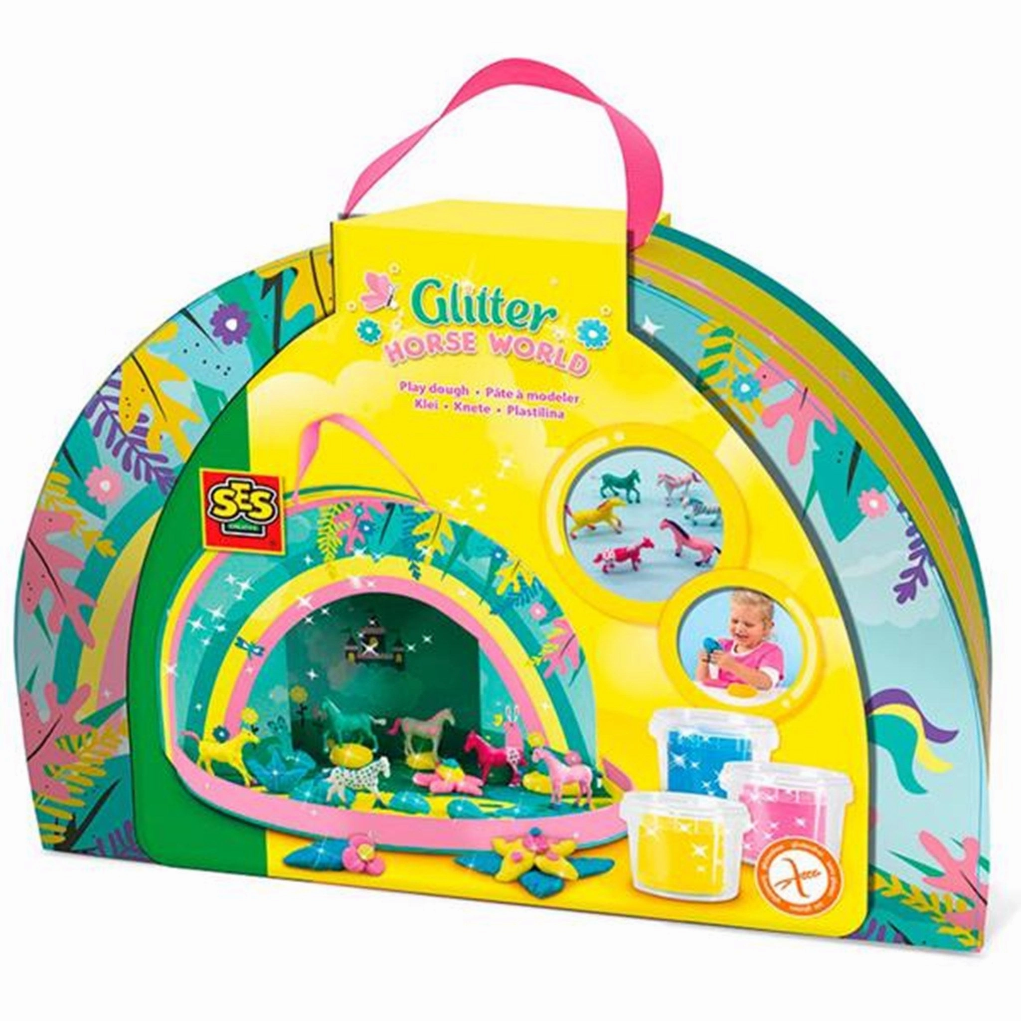 SES Creative Play Dough - Glitter Horses