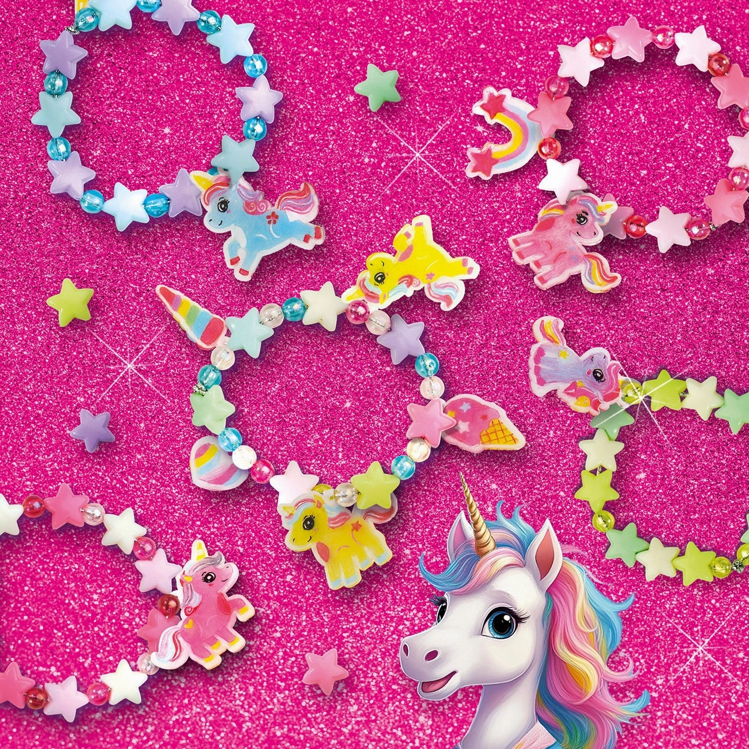 SES Creative Shrink Plastic Unicorn Bracelet