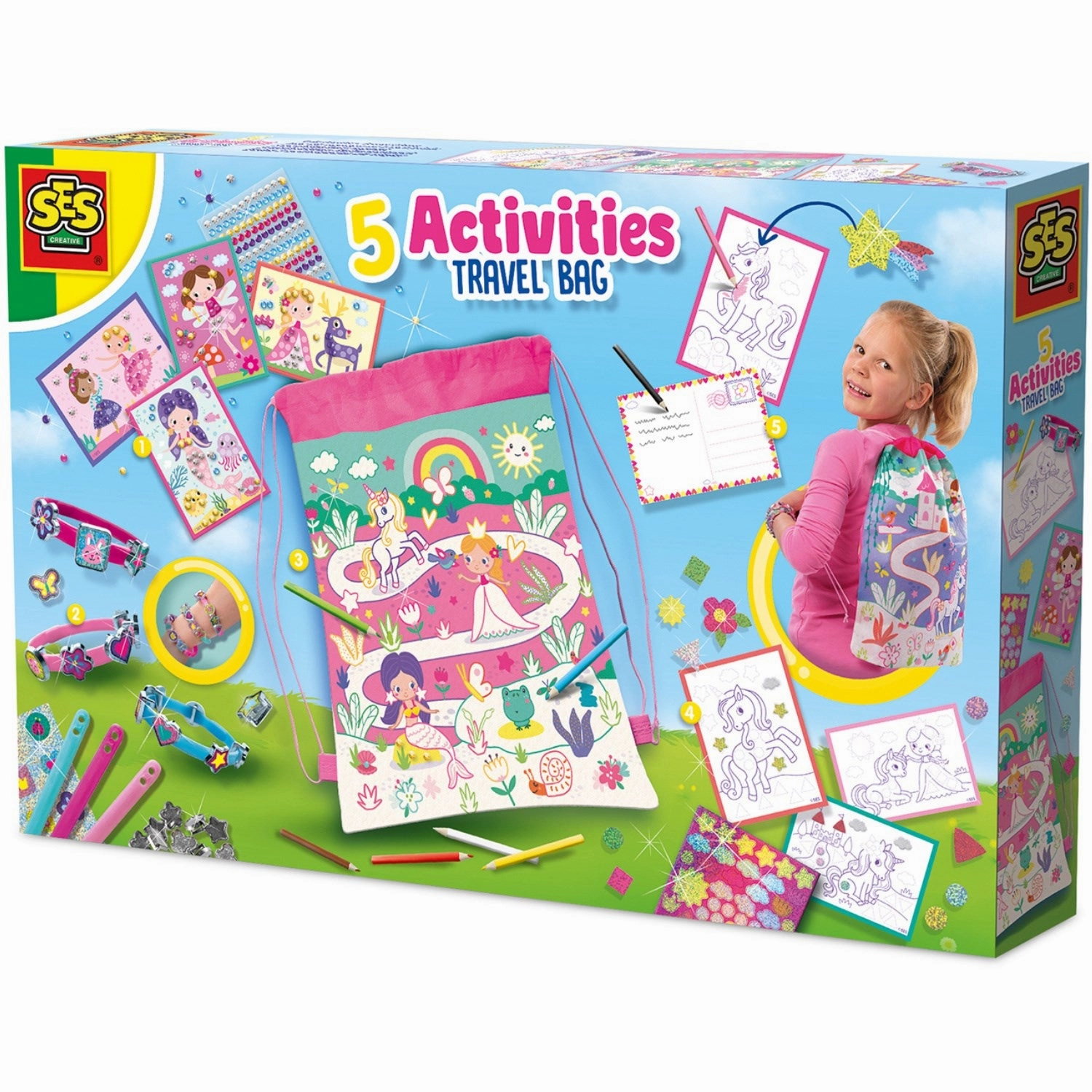 SES Creative Travel Activities in Backpack 5 activities