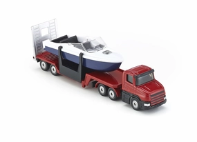 Siku Toys 1613 Low Loader with Boat