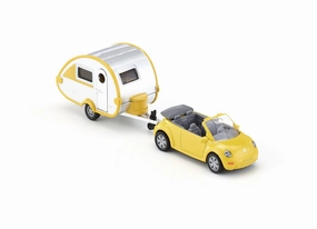 Siku Toys 1629 Car with Trailer Caravan