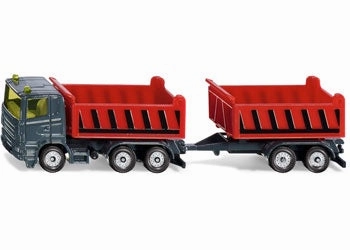 Siku Toys 1685 Truck with Dumper Body and Tipping Trailer