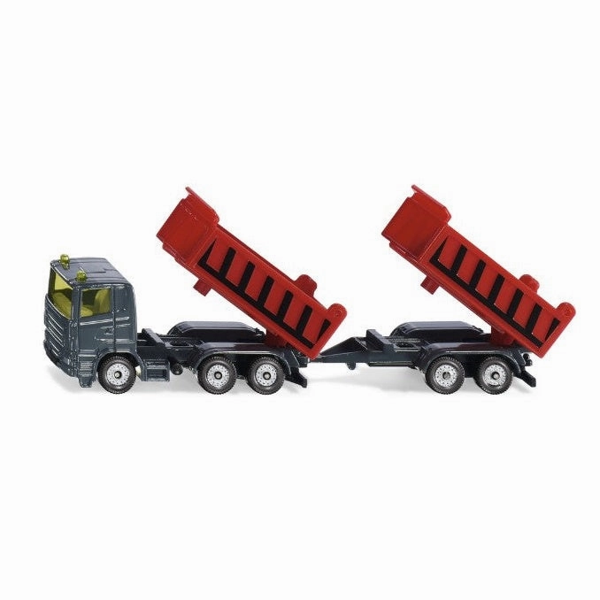 Siku Toys 1685 Truck with Dumper Body and Tipping Trailer