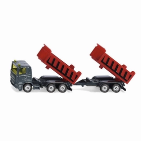 Siku Toys 1685 Truck with Dumper Body and Tipping Trailer