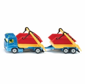 Siku Toys 1695 Truck with Skip and Trailer