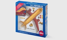Siku Toys 1702 DHL Cargo Aircraft With Accessories