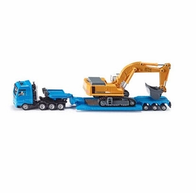 Siku Toys 1847 Heavy Haulage transporter with flat bed trailer