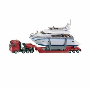 Siku Toys 1849 Heavy Haulage Transporter with Yacht