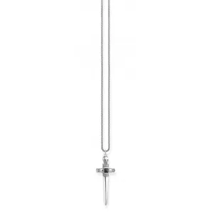 Silver Black Sword Necklace KE1999-507-11-L50V Thomas Sabo Necklaces