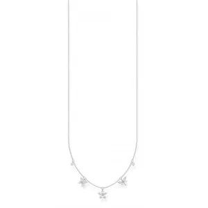 Silver Zirconia White Flowers Necklace KE2100-051-14-L45V Thomas Sabo Necklaces