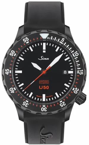 Sinn Watches Sinn U50 Hydro S Silicone Black Watch