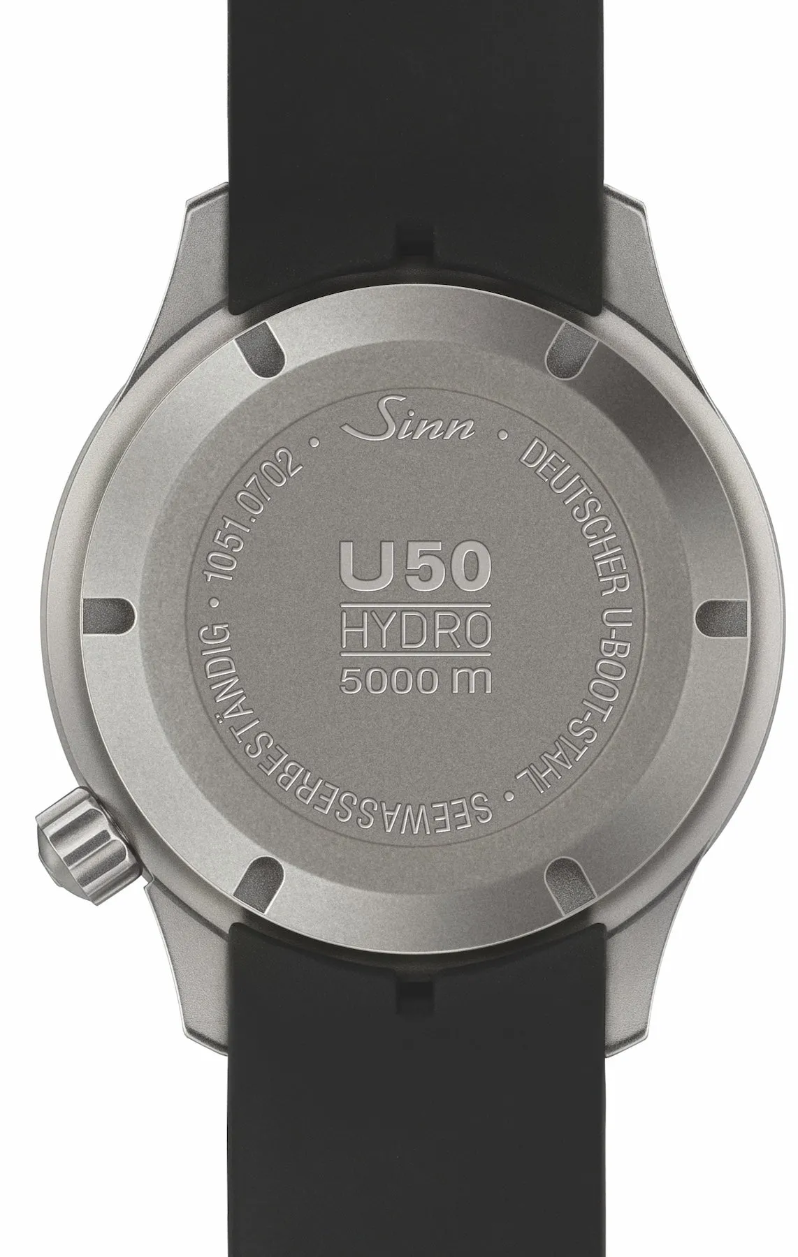 Sinn Watches Sinn U50 Hydro SDR Silicone Black Watch