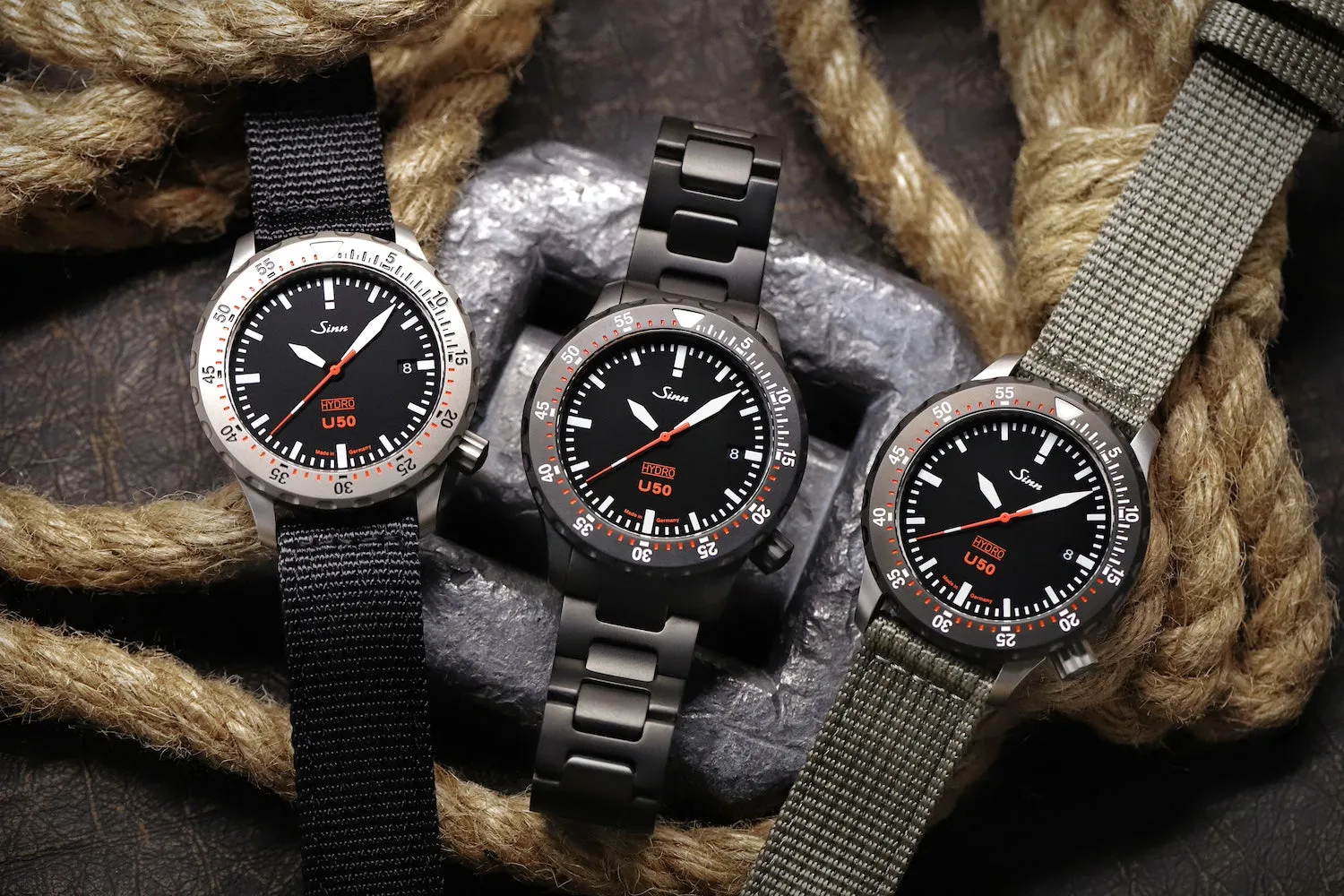 Sinn Watches Sinn U50 Hydro SDR Silicone White Watch