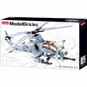Sluban Toys Sluban | AH-1Z Attack Helicopter 482pcs
