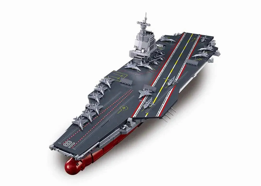 Sluban Toys Sluban | Aircraft Carrier Fujian 1:450 Scale 1312Pcs