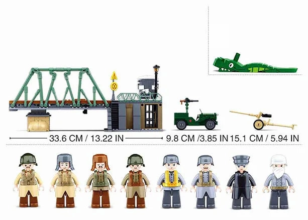 Sluban Toys Sluban | Army | Battle Of Budapest - The Winter Counter Attack 769 Pcs