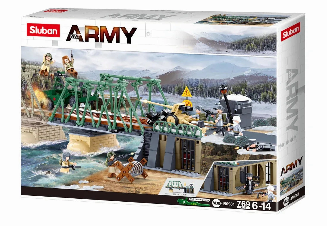 Sluban Toys Sluban | Army | Battle Of Budapest - The Winter Counter Attack 769 Pcs