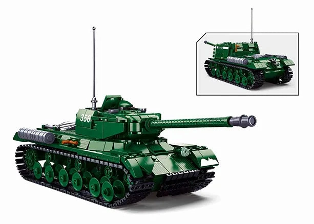Sluban Toys Sluban | Army Battle Of Budapest - Is2  Heavy Tank 845 Pcs