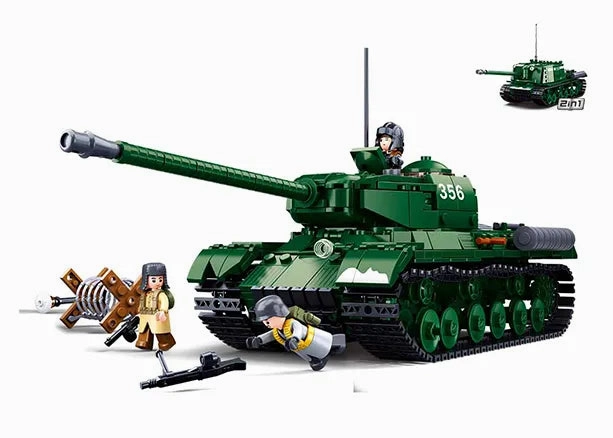 Sluban Toys Sluban | Army Battle Of Budapest - Is2  Heavy Tank 845 Pcs