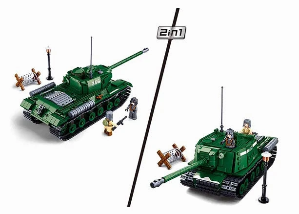 Sluban Toys Sluban | Army Battle Of Budapest - Is2  Heavy Tank 845 Pcs