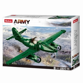 Sluban Toys Sluban | Army Battle Of Budapest - Me-262 Fighter 338 Pcs