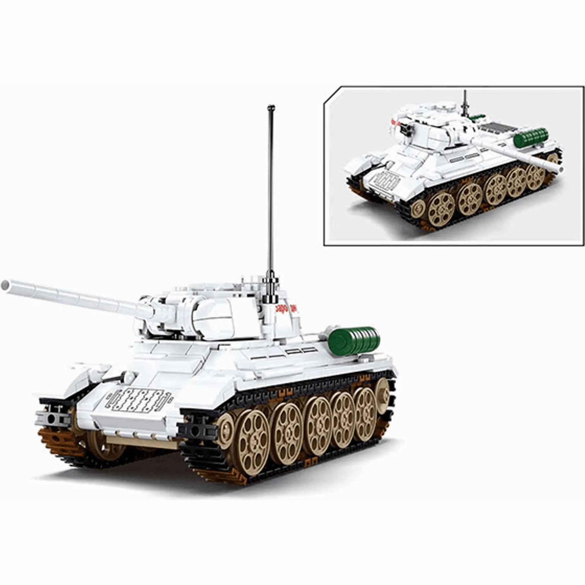 Sluban Toys Sluban | Army Battle Of Budapest - T-34/35 Medium Heavy Tank 518pcs