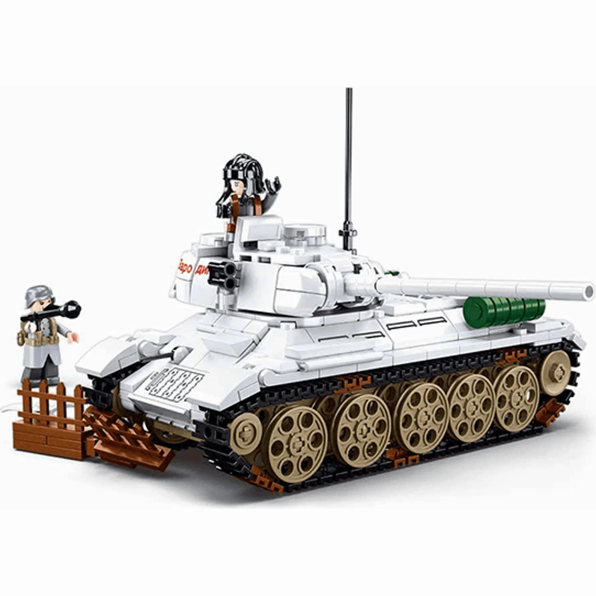 Sluban Toys Sluban | Army Battle Of Budapest - T-34/35 Medium Heavy Tank 518pcs
