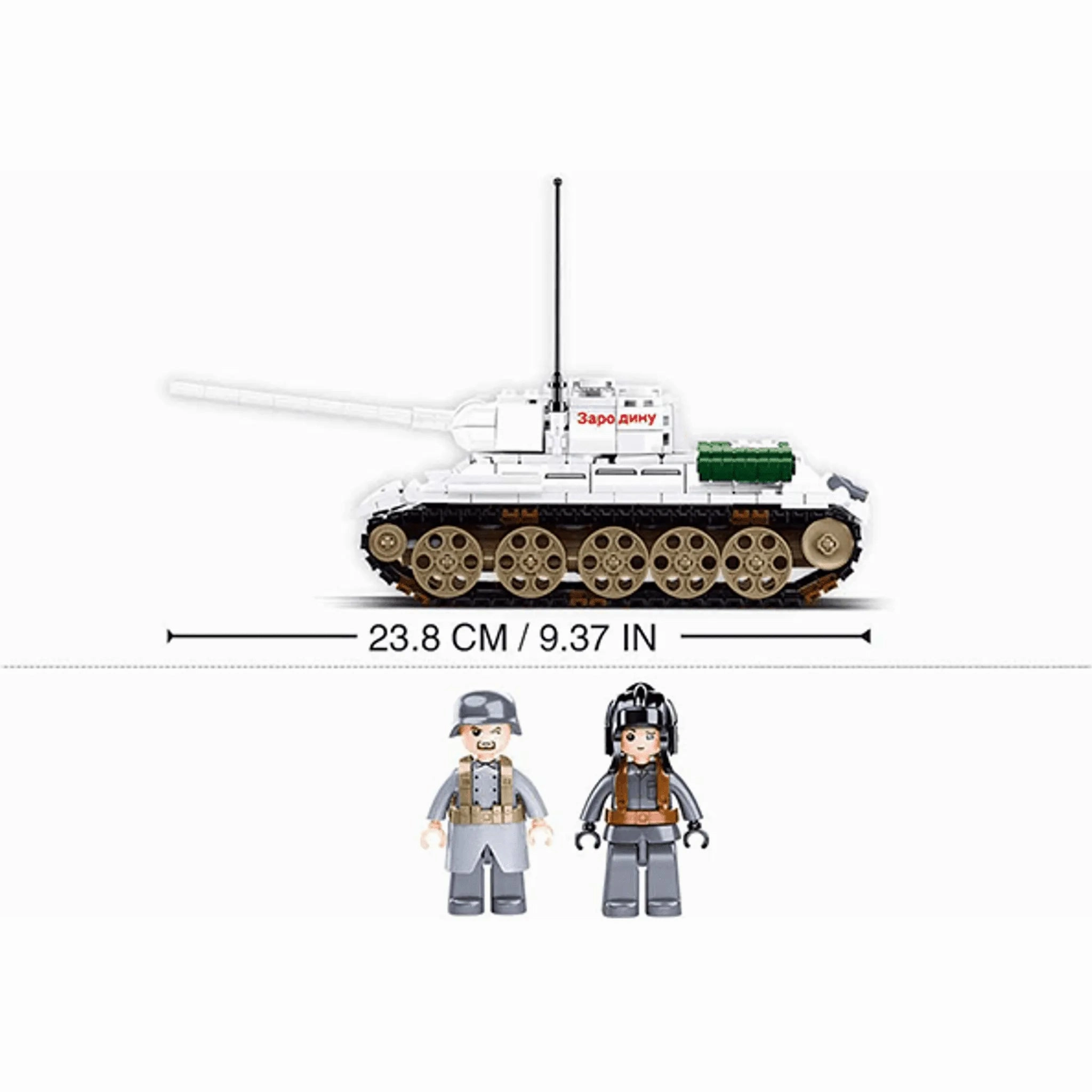 Sluban Toys Sluban | Army Battle Of Budapest - T-34/35 Medium Heavy Tank 518pcs
