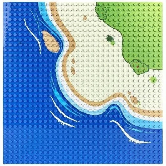 Sluban Toys Sluban | Building Base Plates - Ocean Corner