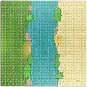 Sluban Toys Sluban | Building Base Plates - River Straight