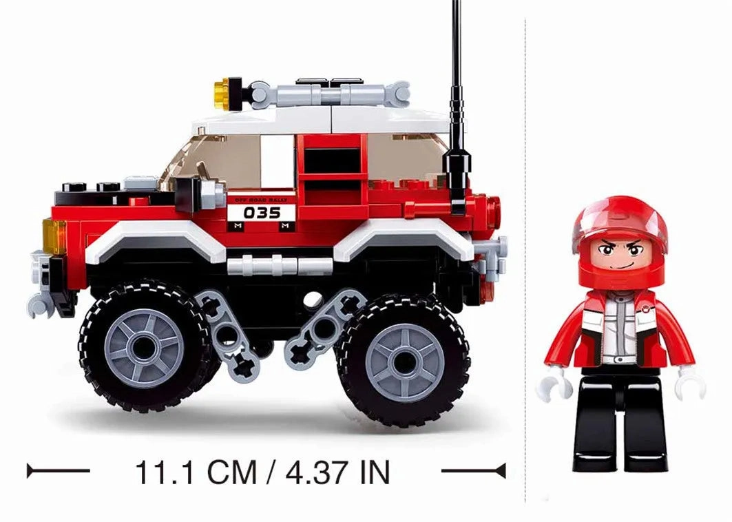Sluban Toys Sluban | Car Club Offroad Red 145 Pcs