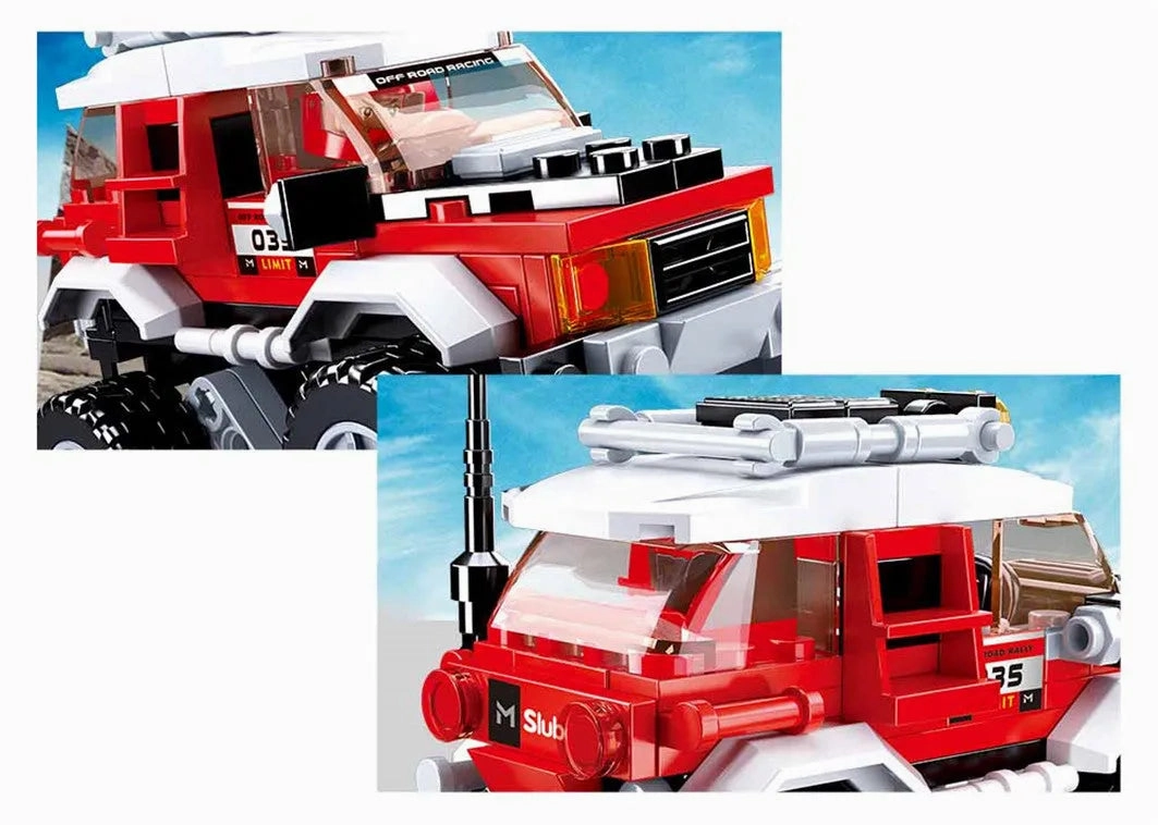 Sluban Toys Sluban | Car Club Offroad Red 145 Pcs