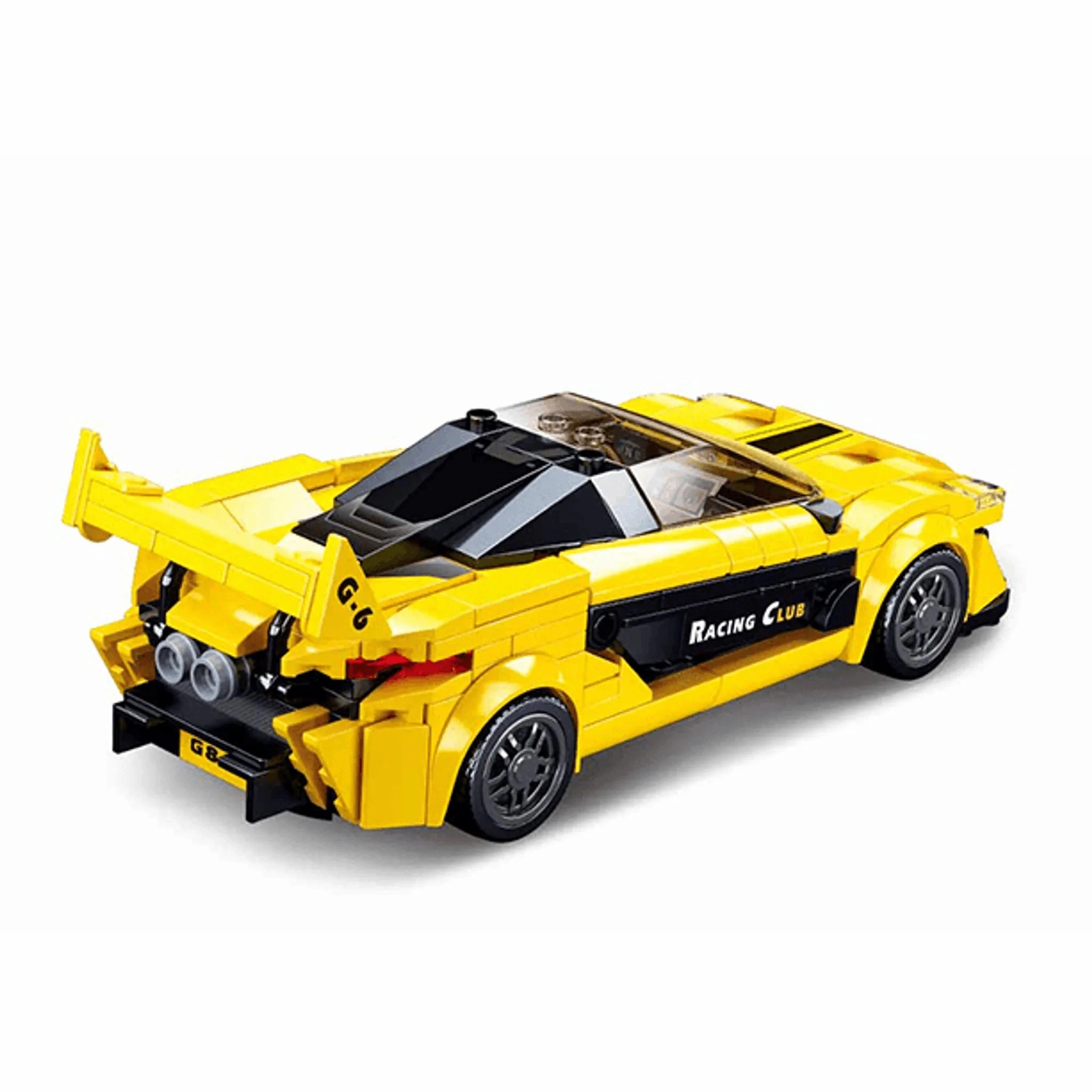 Sluban Toys Sluban | English Super Car (Yellow) 283Pcs