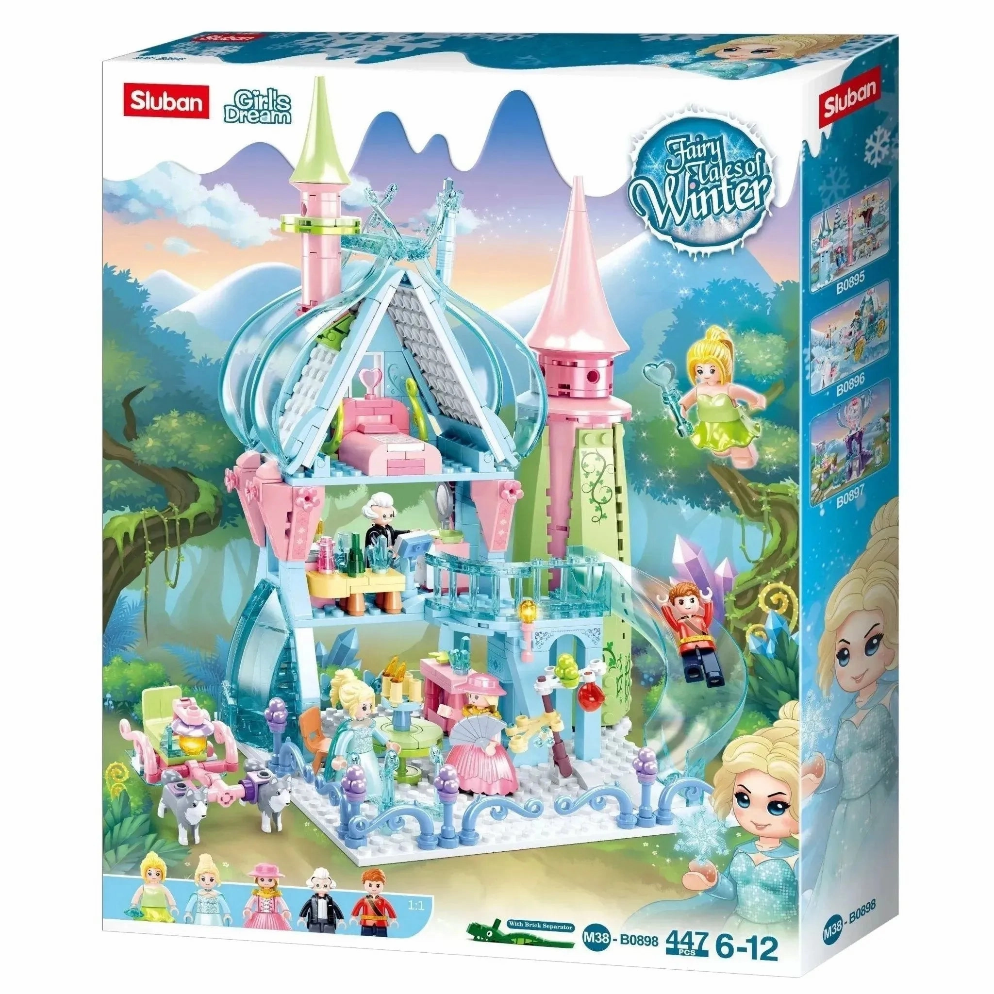 Sluban Toys Sluban | Fairy Tales Of Winter Fairy Tale Castle 447 Pcs