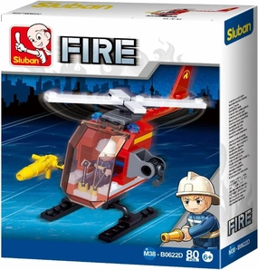 Sluban Toys Sluban | Fire Helicopter 80 Pcs