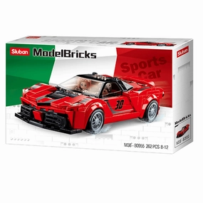 Sluban Toys Sluban | Italian Super Car (Red) 262pcs