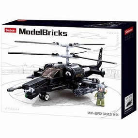 Sluban Toys Sluban | KA-50 Black Shark Helicopter - 330pcs