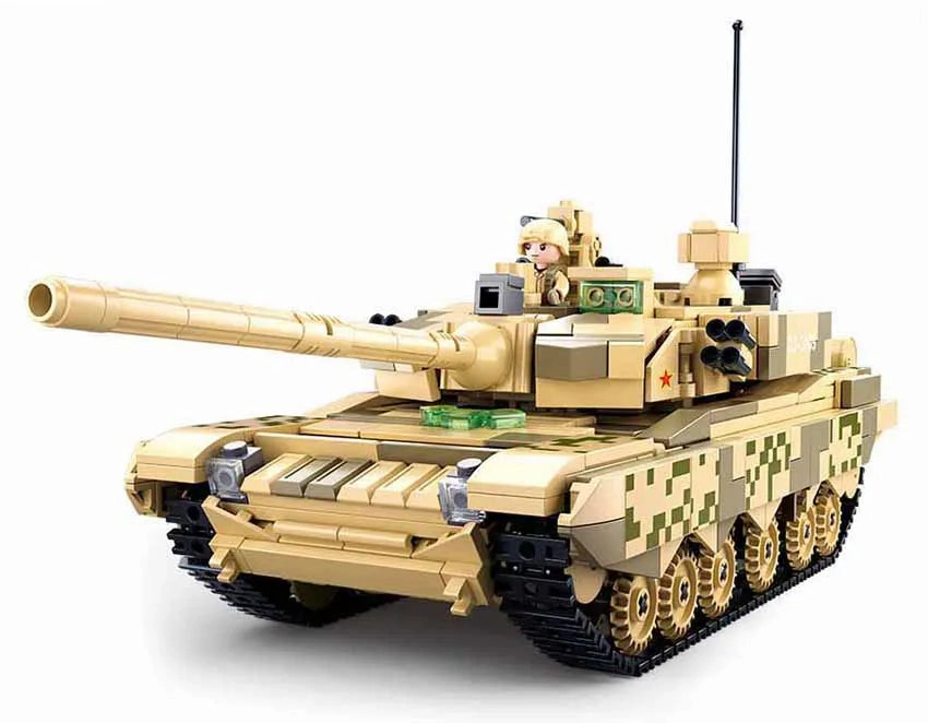 Sluban Toys Sluban | Main Battle 2 In 1 Tank 99A 893 Pcs